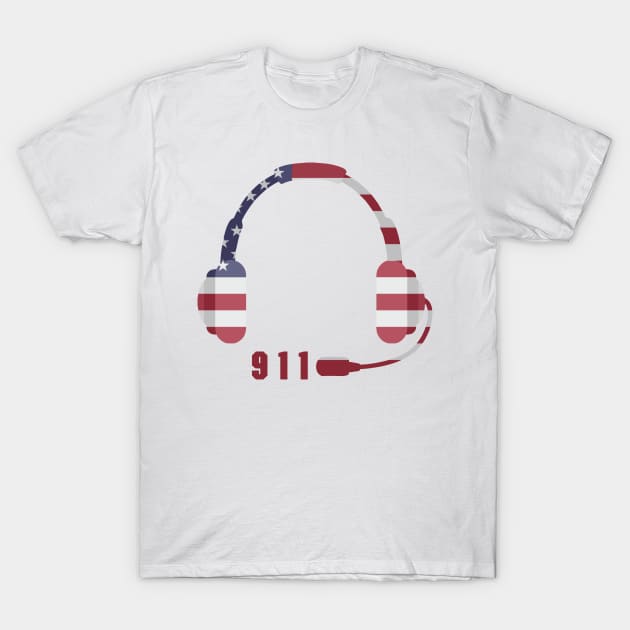 911 Dispatcher T-Shirt by copacoba